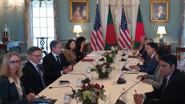 বাইডেনকে লেখা প্রধানমন্ত্রীর চিঠি ব্লিঙ্কেনের কাছে হস্তান্তর