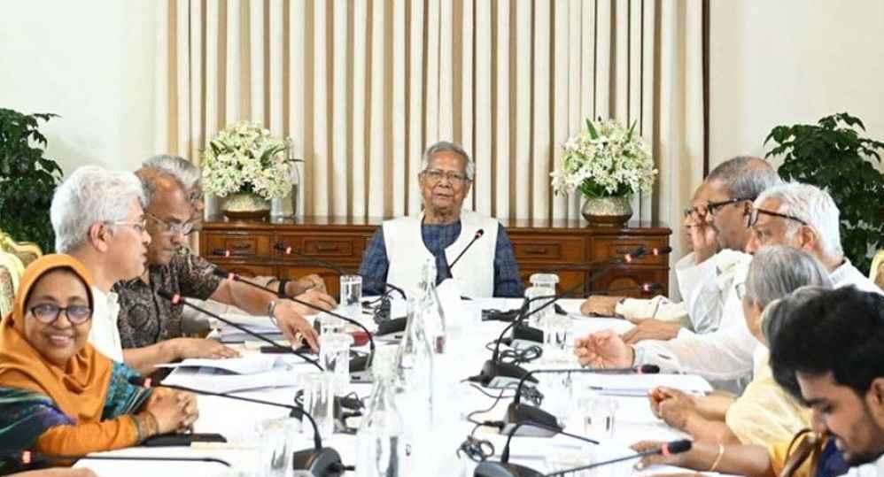 উপদেষ্টা পরিষদের বৈঠকে ৫ সিদ্ধান্ত