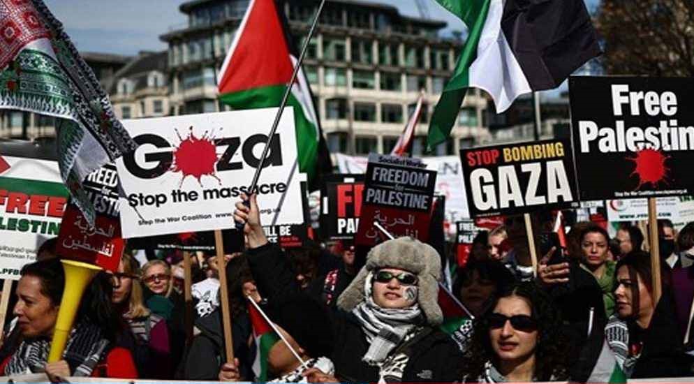 গাজায় ইসরায়েলি বর্বরতার প্রতিবাদে সোমবার বিশ্বব্যাপী ধর্মঘট