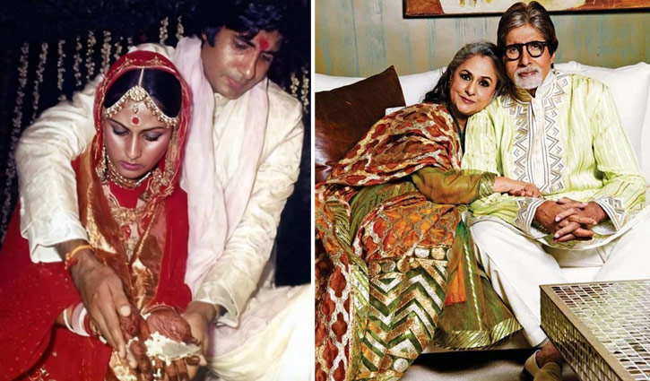 ৫২ বসন্ত পূর্ণ করলেন অমিতাভ-জয়া