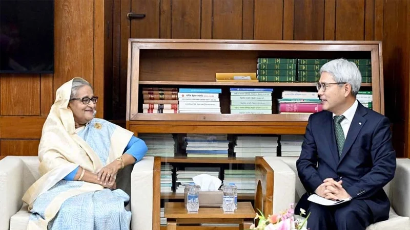 কোরিয়া এখন বাংলাদেশের গুরুত্বপূর্ণ উন্নয়ন সহযোগী: প্রধানমন্ত্রী