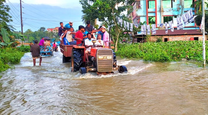 নয় জেলায় বন্যা পরিস্থিতির আরও উন্নতির আভাস