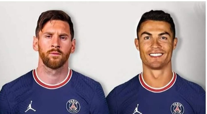 রোনালদোকে নিলে পিএসজি ছাড়বেন মেসি