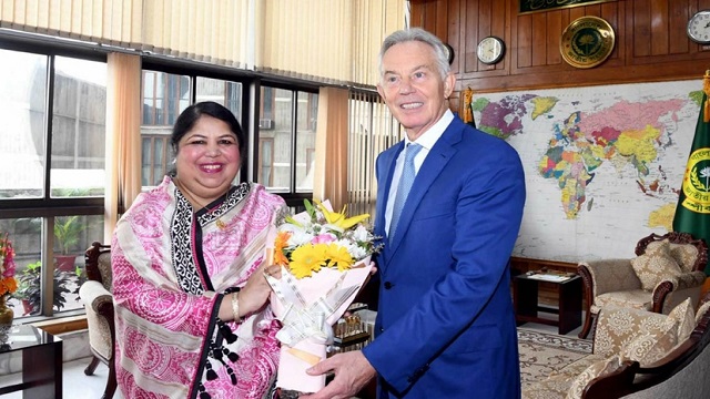 স্পিকারের সঙ্গে টনি ব্লেয়ারের সাক্ষাৎ