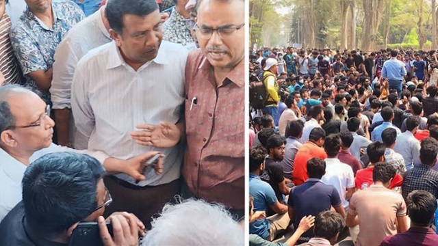 এবার রাবি উপাচার্য অবরুদ্ধ