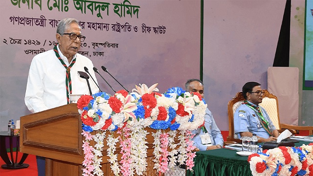 ‘স্কাউটিংই পারে ভবিষ্যৎ প্রজন্মকে সৃজনশীল করে গড়ে তুলতে’