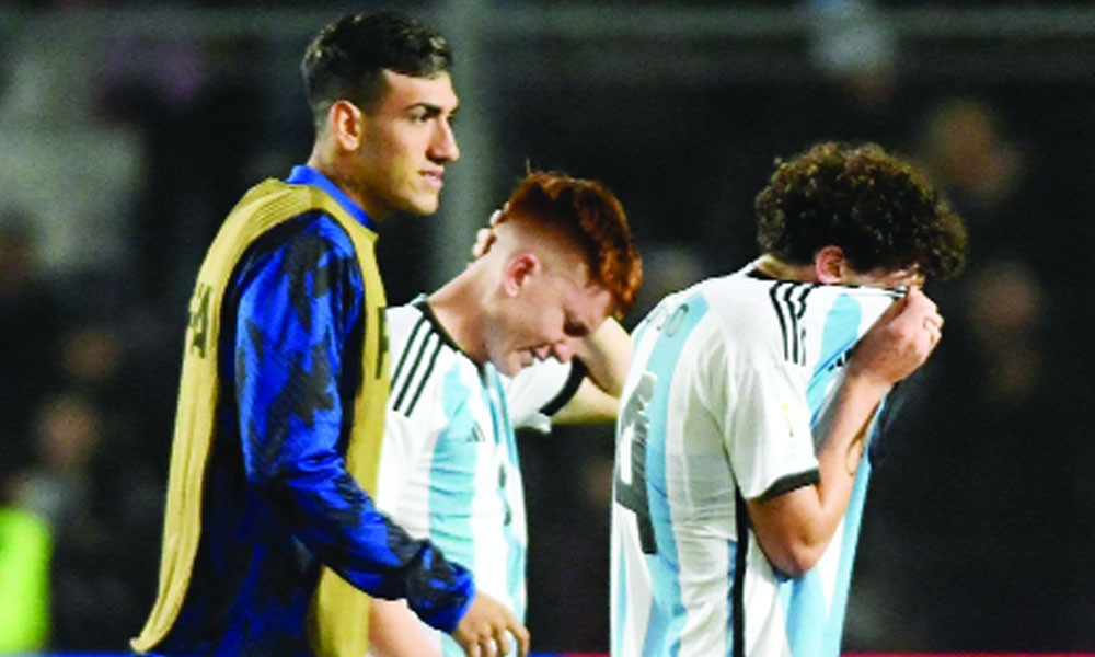 বিশ্বকাপ থেকে আর্জেন্টিনার বিদায়