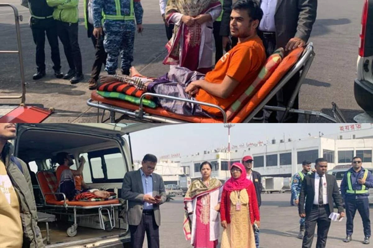 জুলাই বিপ্লবে আহত আরও ৭ জনকে পাঠানো হলো ব্যাংককে