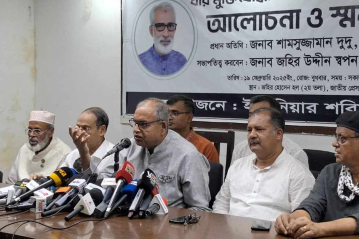 গণতন্ত্রের জন্য নির্বাচনটা এখন জরুরি: দুদু