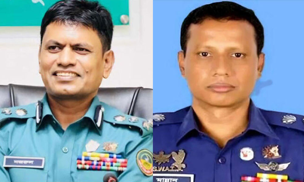 সাময়িক বরখাস্ত পুলিশের দুই ঊর্ধ্বতন কর্মকর্তা