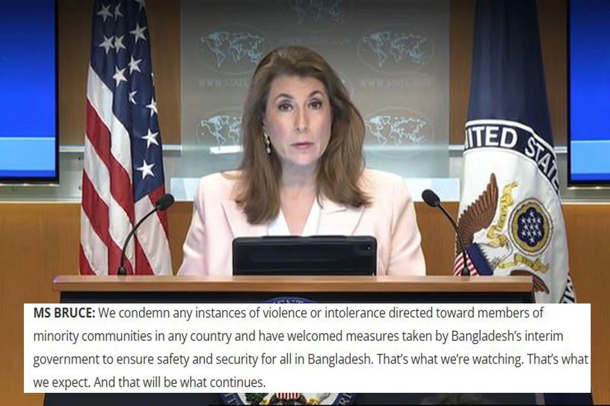 সংখ্যালঘুদের নিরাপত্তা নিশ্চিত করায় বাংলাদেশকে স্বাগত জানাল যুক্তরাষ্ট্র