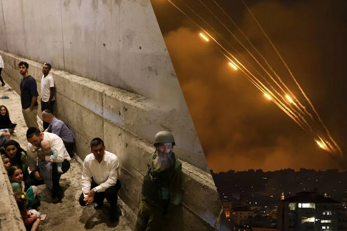 ইসরায়েলে মুহুর্মুহু ক্ষেপণাস্ত্র হামলা, দেশজুড়ে বেজে উঠল সাইরেন