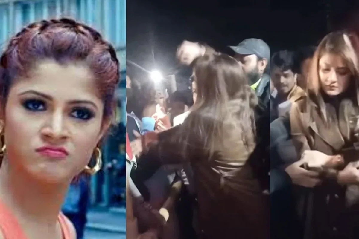 ভিড়ে ধাক্কাধাক্কি, মেজাজ হারালেন শ্রাবন্তী