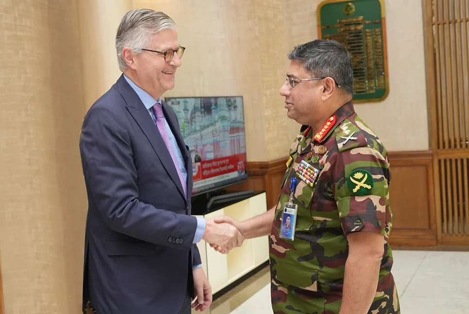 সেনাপ্রধানের সঙ্গে জাতিসংঘ আন্ডার সেক্রেটারি জেনারেলের সাক্ষাৎ