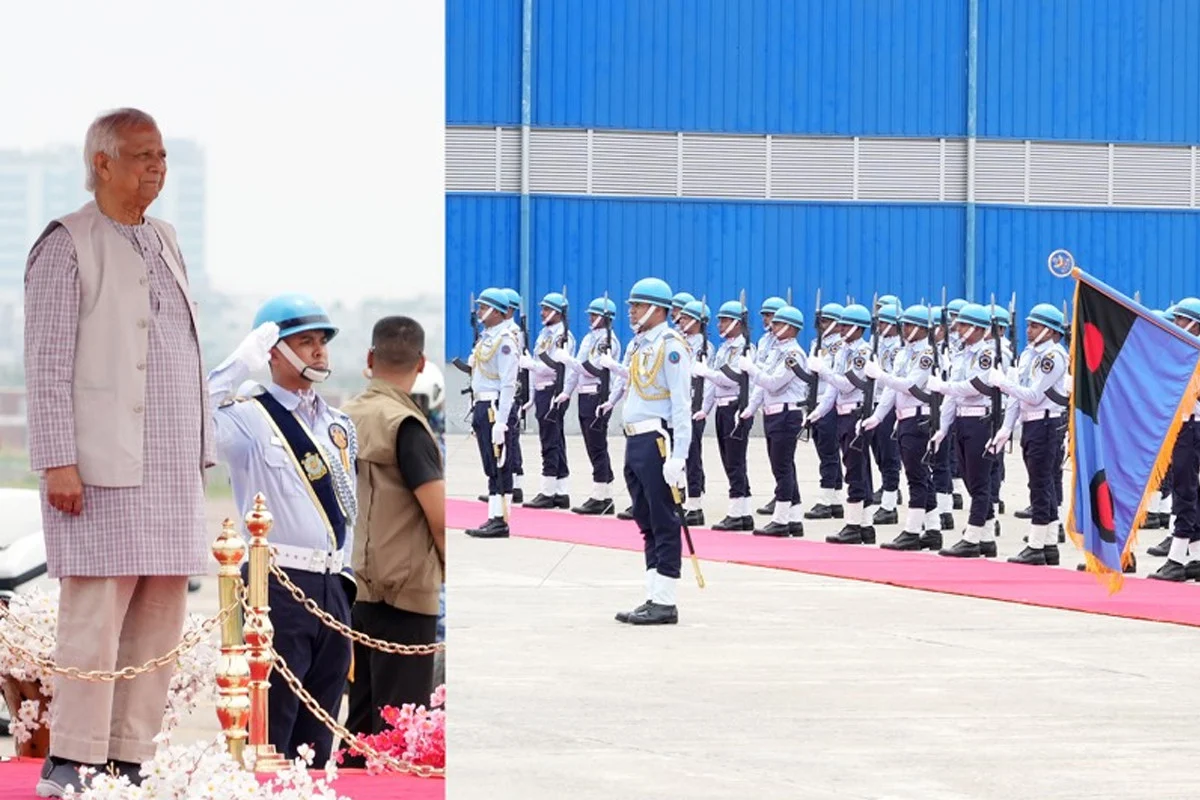 বিমান বাহিনীর অনুশীলন পর্যবেক্ষণ প্রধান উপদেষ্টার