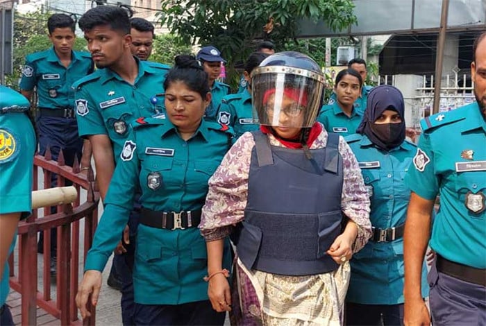 জামিন মেলেনি সাবেক এমপি শামীমার, কারাগারে প্রেরণ