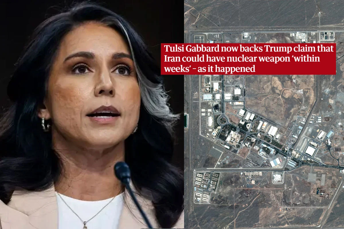 ইরান কয়েক সপ্তাহের মধ্যে পারমাণবিক অস্ত্র তৈরি করতে পারে : তুলসি গ্যাবার্ড