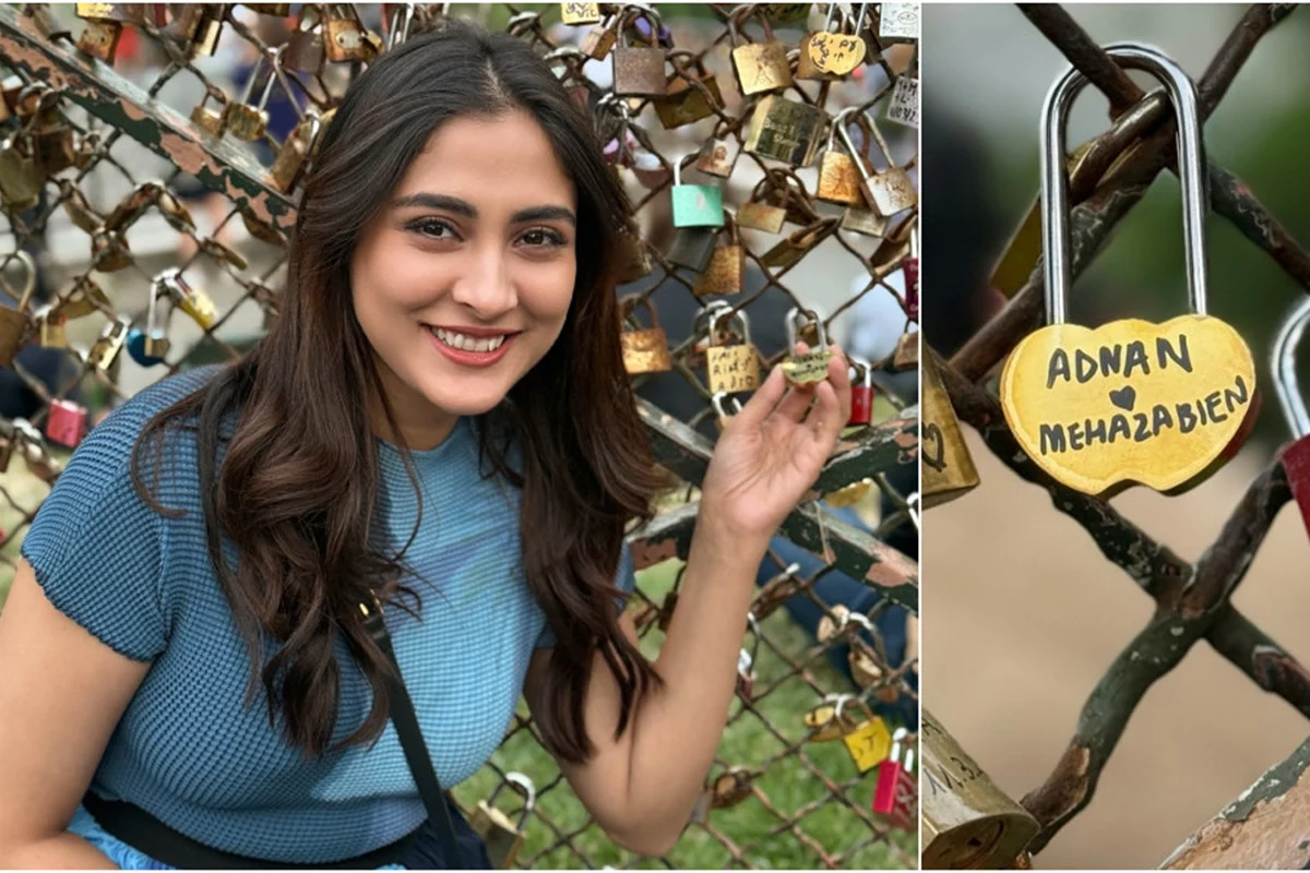 প্যারিসের প্রেমের সেতুতে তালা দিলেন মেহজাবীন