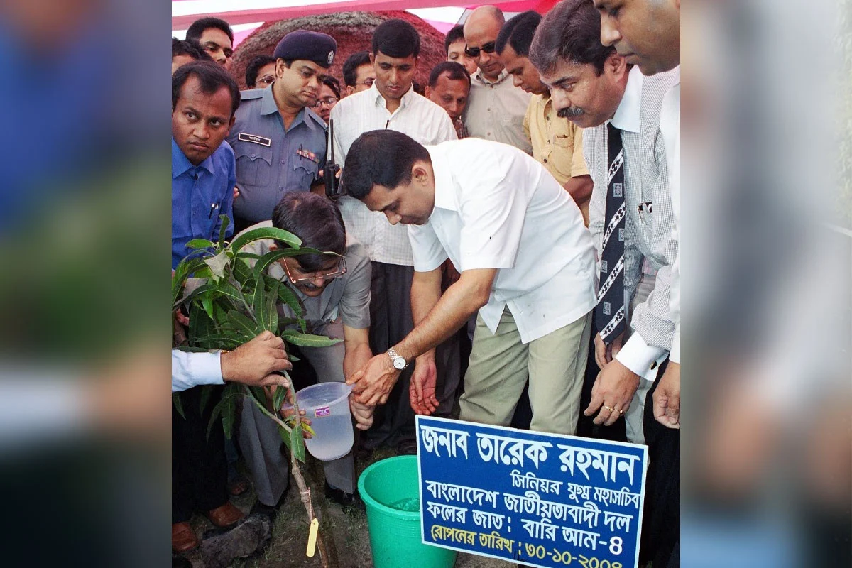 ‘জাতীয় সবুজ মিশন’ চালুর ঘোষণা তারেক রহমানের