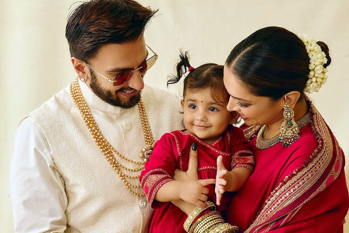 প্রথমবার প্রকাশ্যে দীপিকা-রণবীরের কন্যা