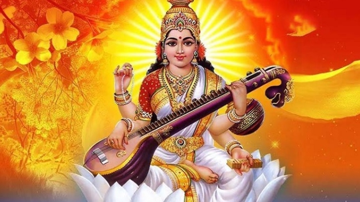 আজ সরস্বতী পূজা, সারাদেশে চলছে বিদ্যার দেবীর আরাধনা