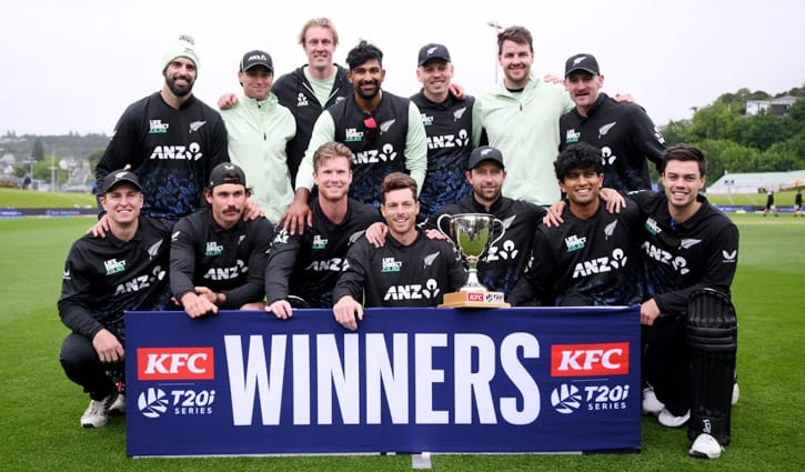 শেষ ম্যাচ জিতে ৩-১ ব্যবধানে সিরিজ নিউ জিল্যান্ডের