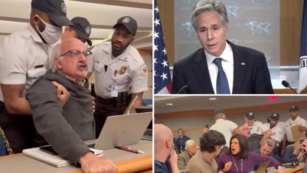 বিদায়ী সংবাদ সম্মেলনে ব্লিনকেনকে কড়া প্রশ্ন করে নাজেহাল দুই সাংবাদিক