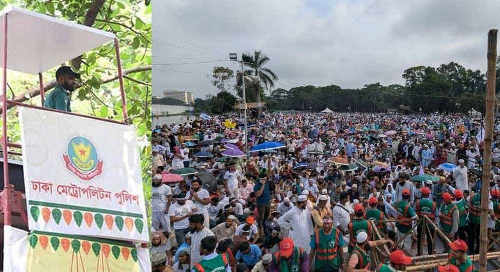 জামায়াতের সমাবেশকে ঘিরে ১৩ হাজার আইনশৃঙ্খলা বাহিনী