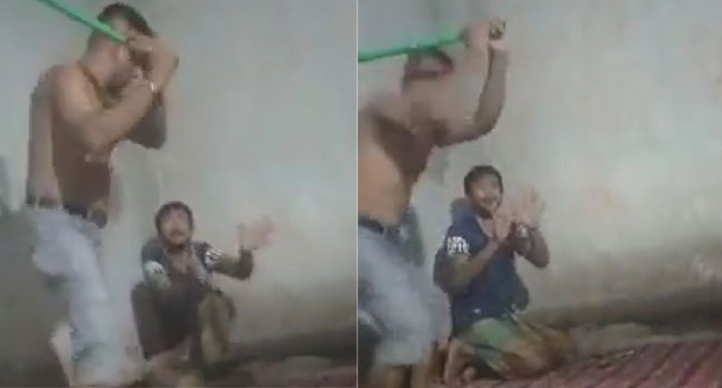 গানের তালে পেটানোর ভিডিও ভাইরাল, নির্যাতনকারী গ্রেফতার