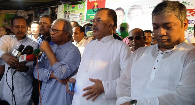 ভয় দেখিয়ে আন্দোলন দমানো যাবে না : রিজভী