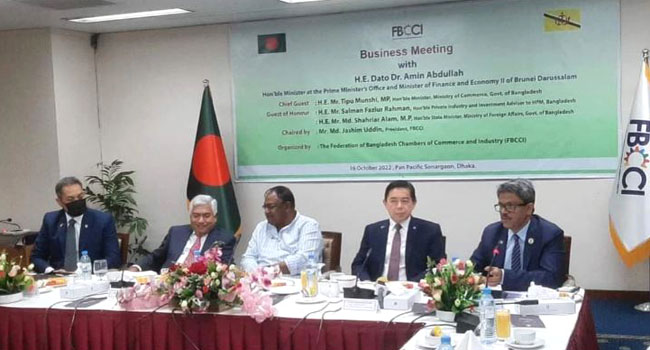 ব্রুনাইয়ের জন্য বাংলাদেশ হতে পারে বিনিয়োগের উপযুক্ত জায়গা : বাণিজ্যমন্ত্রী