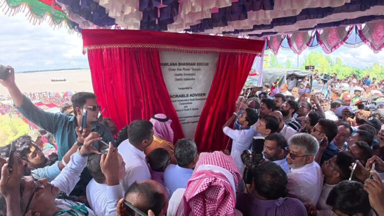 গাইবান্ধায় মওলানা ভাসানী সেতুর উদ্বোধন, সড়ক যোগাযোগে নতুন দিগন্ত