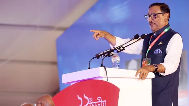 ওবায়দুল কাদেরের হ্যাটট্রিক