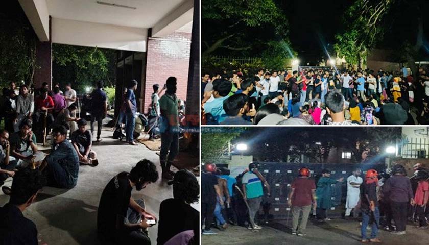 মধ্যরাতে জাবিতে ত্রিমুখী সংঘর্ষ, আহত শতাধিক