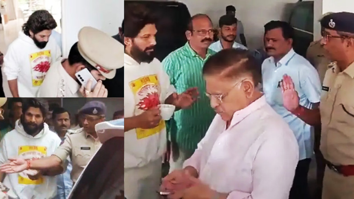 ‘পুষ্পা’ নায়ক আল্লু অর্জুন গ্রেফতার