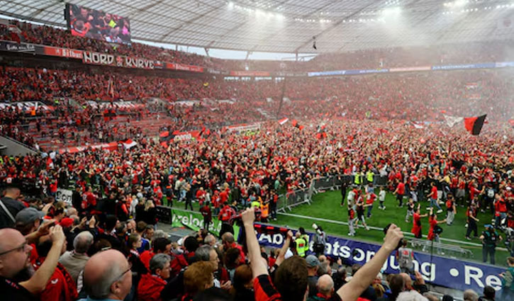 বায়ার্নের রাজত্ব ভেঙে লেভারকুজেন চ্যাম্পিয়ন