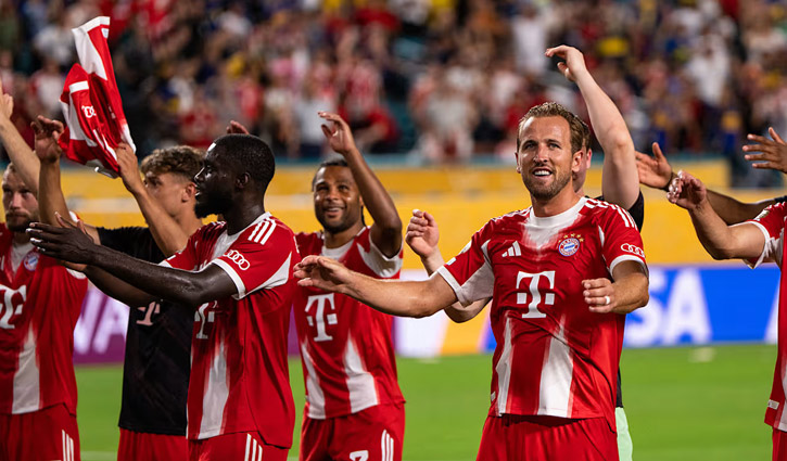 নকআউট পর্বে বায়ার্ন