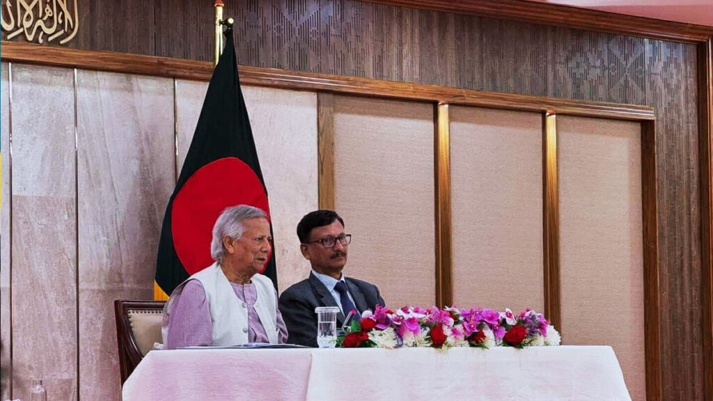 প্রধান উপদেষ্টার সাথে ইউরোপীয় ইউনিয়নের ২৭ দেশের প্রতিনিধি দলের বৈঠক শুরু