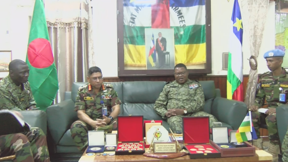 বাংলাদেশের সঙ্গে সামরিক কূটনীতি বাড়াতে আগ্রহী সেন্ট্রাল আফ্রিকান রিপাবলিক