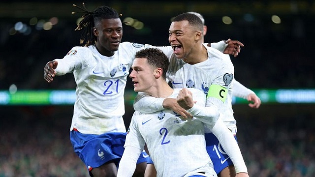 আয়ারল্যান্ডের বিপক্ষে কষ্টে জিতলো ফ্রান্স