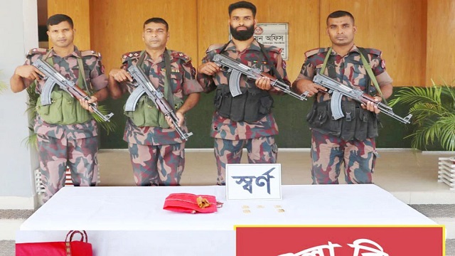 মহেশপুর সীমান্ত থেকে ৫ স্বর্ণের বার উদ্ধার