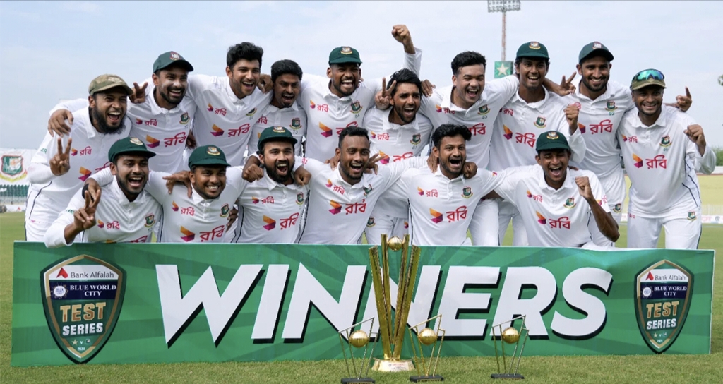 পাকিস্তানকে হোয়াইটওয়াশ করে ঐতিহাসিক সিরিজ জয় বাংলাদেশের