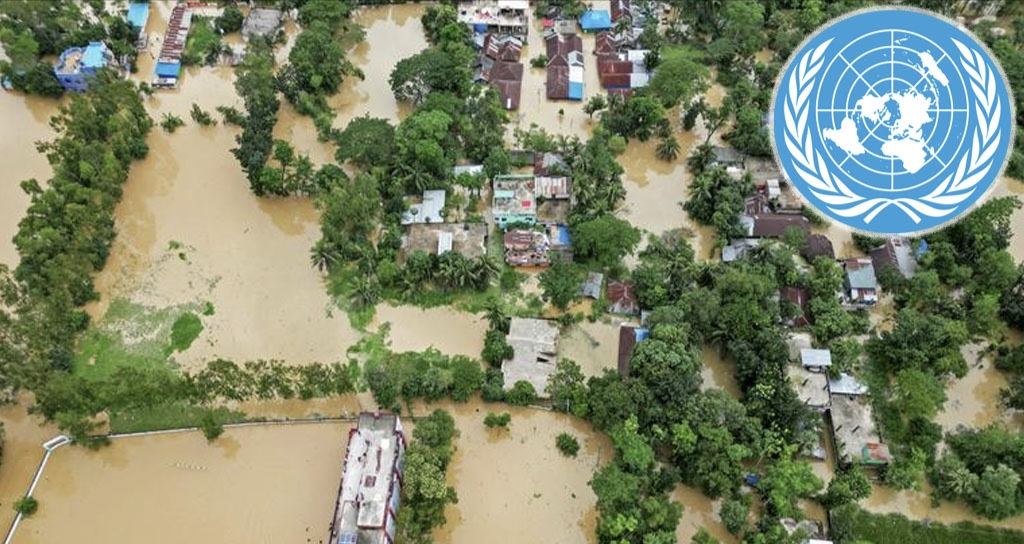 বন্যাদুর্গতদের জন্য ৪০ লাখ ডলার সহায়তার ঘোষণা জাতিসংঘের
