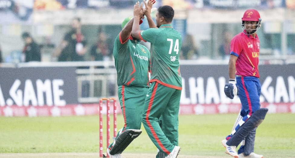 আরব আমিরাতকে হারিয়ে সেমিফাইনালে বাংলাদেশ