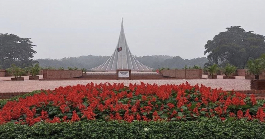 বীর শহীদদের শ্রদ্ধা জানাতে প্রস্তুত জাতীয় স্মৃতিসৌধ