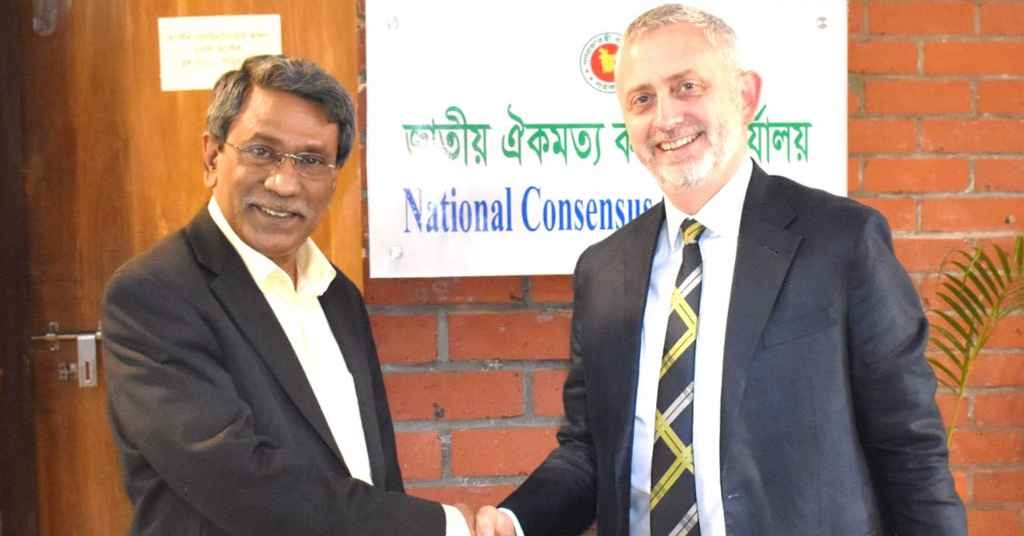 আলী রীয়াজের সঙ্গে মাইকেল মিলারের বৈঠক