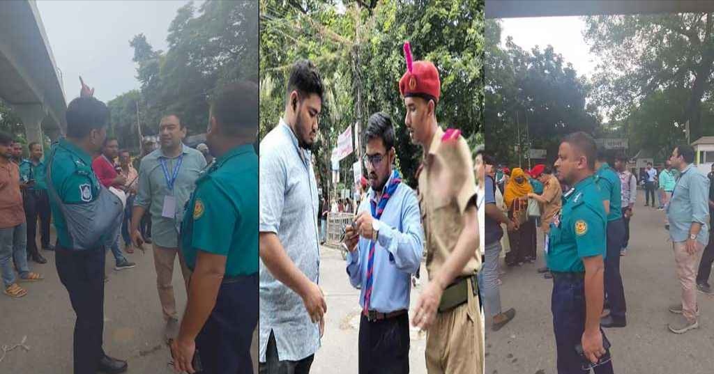 ডাকসু নির্বাচন ঘিরে কঠোর নিরাপত্তা, কার্ড ছাড়া ক্যাম্পাসে প্রবেশ নিষেধ