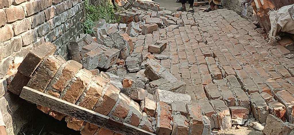 ভূমিকম্পে দেয়াল ধসে নিহত মা, আহত মেয়ে