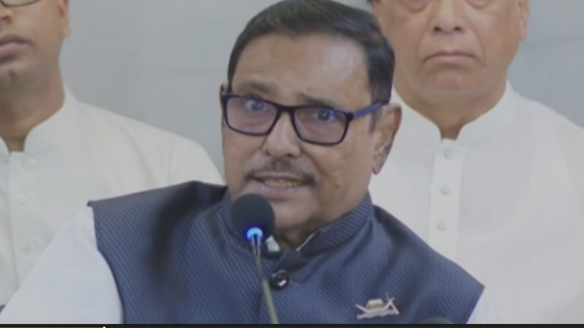 আওয়ামী লীগের ইতিহাসে পালিয়ে যাওয়ার নজির নেই: ওবায়দুল কাদের