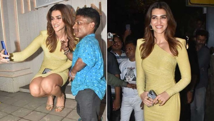 ভক্তের আবদার মিটিয়ে প্রশংসায় ভাসছেন কৃতি